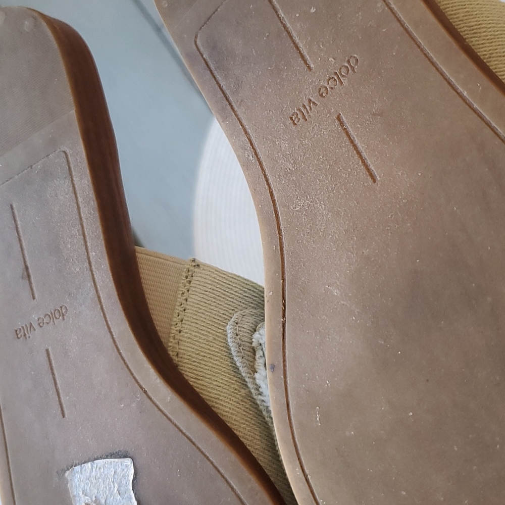 Dolce Vita Denim Bow Slides 7.5 - Picture 7 of 8